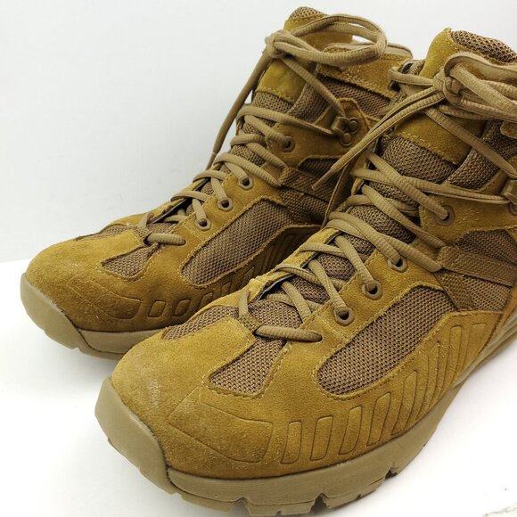 Danner FullBore Boots Suede Leather Coyote Hot Vibram 20512 Men's 13 D - Picture 4 of 12